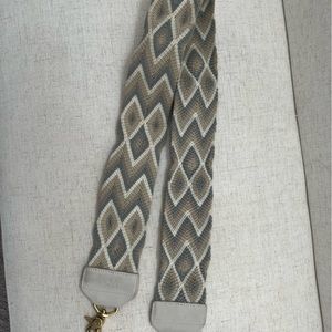 Shoppe Salt genuine woven neutral purse strap willa crossbody strap camera purse